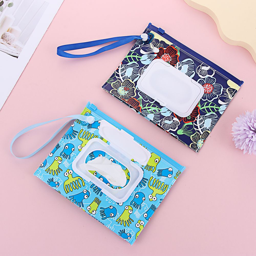 Baby Products Carry Bag - 1 adet taşınabilir ıslak mendiller çanta