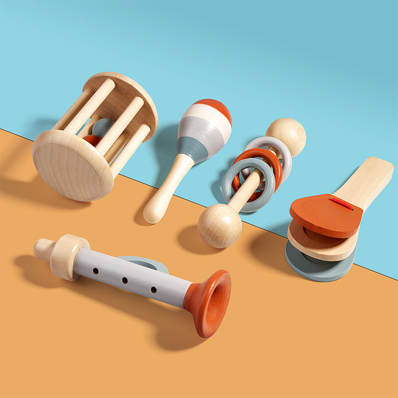 Doğal Ahşap Çıngırak Oyuncak S - Baby Rattle Toy Set incelemesi ve fiyatı
