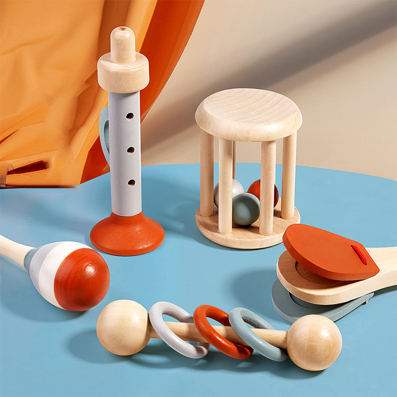 Doğal Ahşap Çıngırak Oyuncak S - Baby Rattle Toy Set incelemesi ve fiyatı