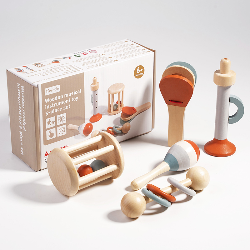 Doğal Ahşap Çıngırak Oyuncak S - Baby Rattle Toy Set incelemesi ve fiyatı